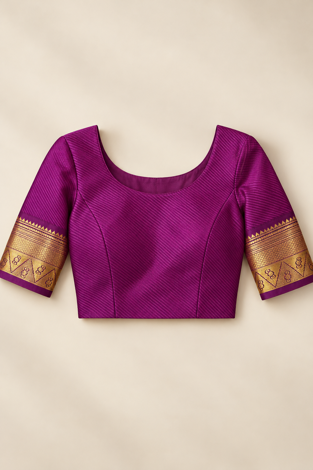 blue saree — blouse